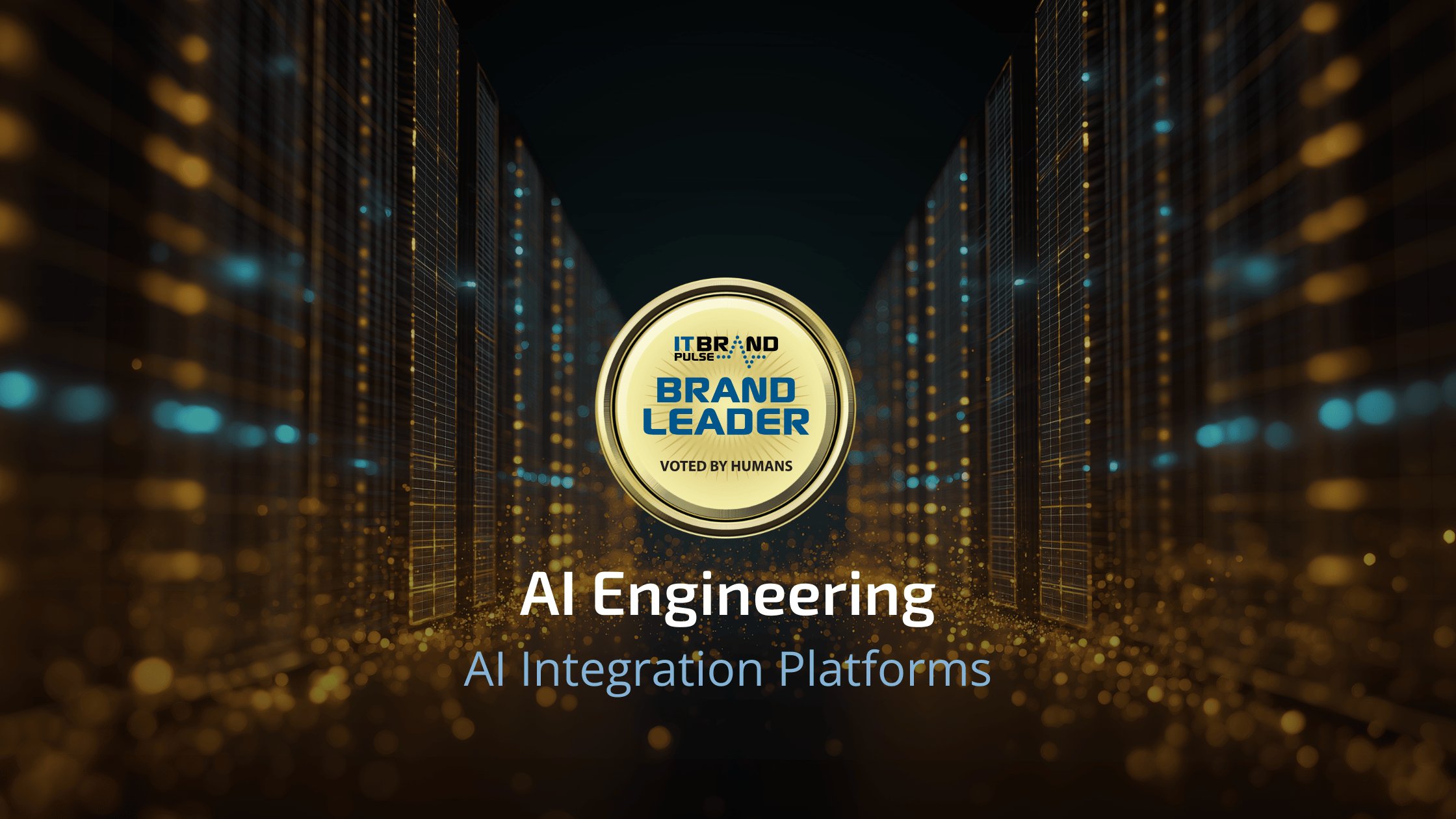 IT Brand Pulse 2026 Brand Leader badge for AI Integration Platforms.