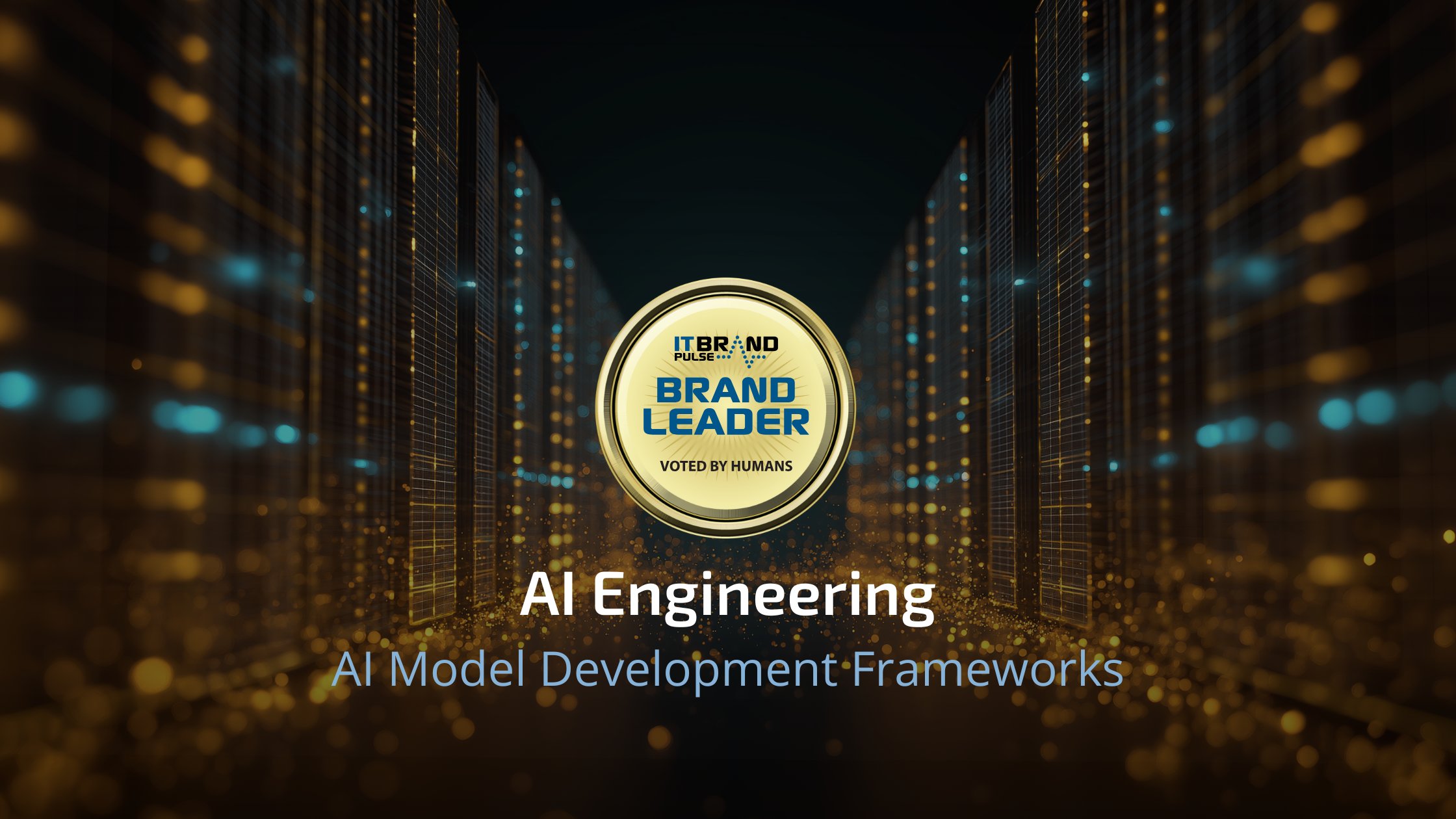 IT Brand Pulse 2026 Brand Leader badge for AI Model Development Frameworks.