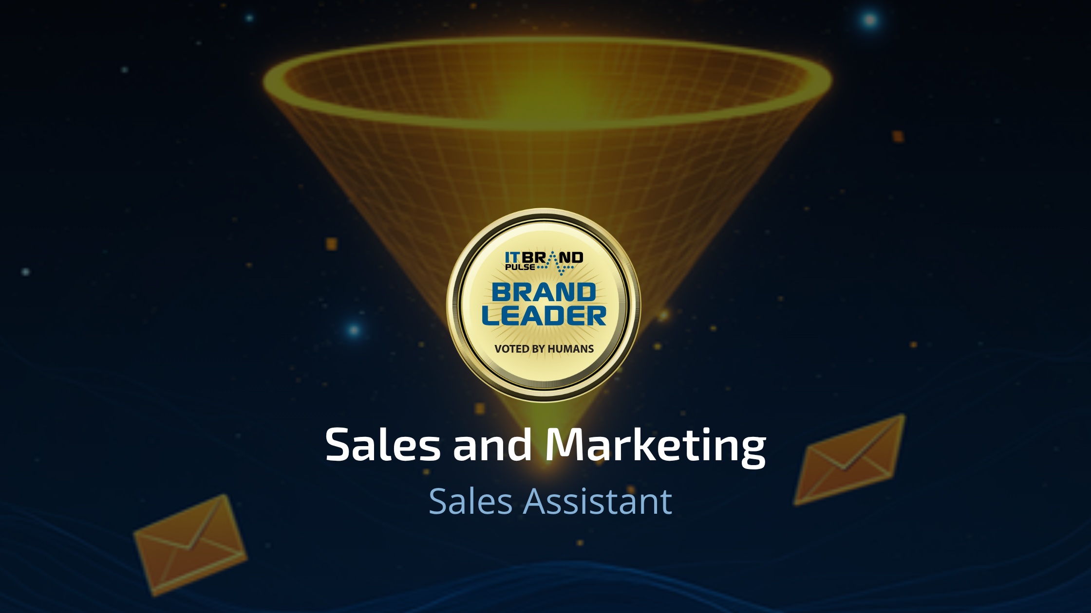IT Brand Pulse Sales Assistant Brand Leader Report showing Salesforce (Agentforce) as market leader